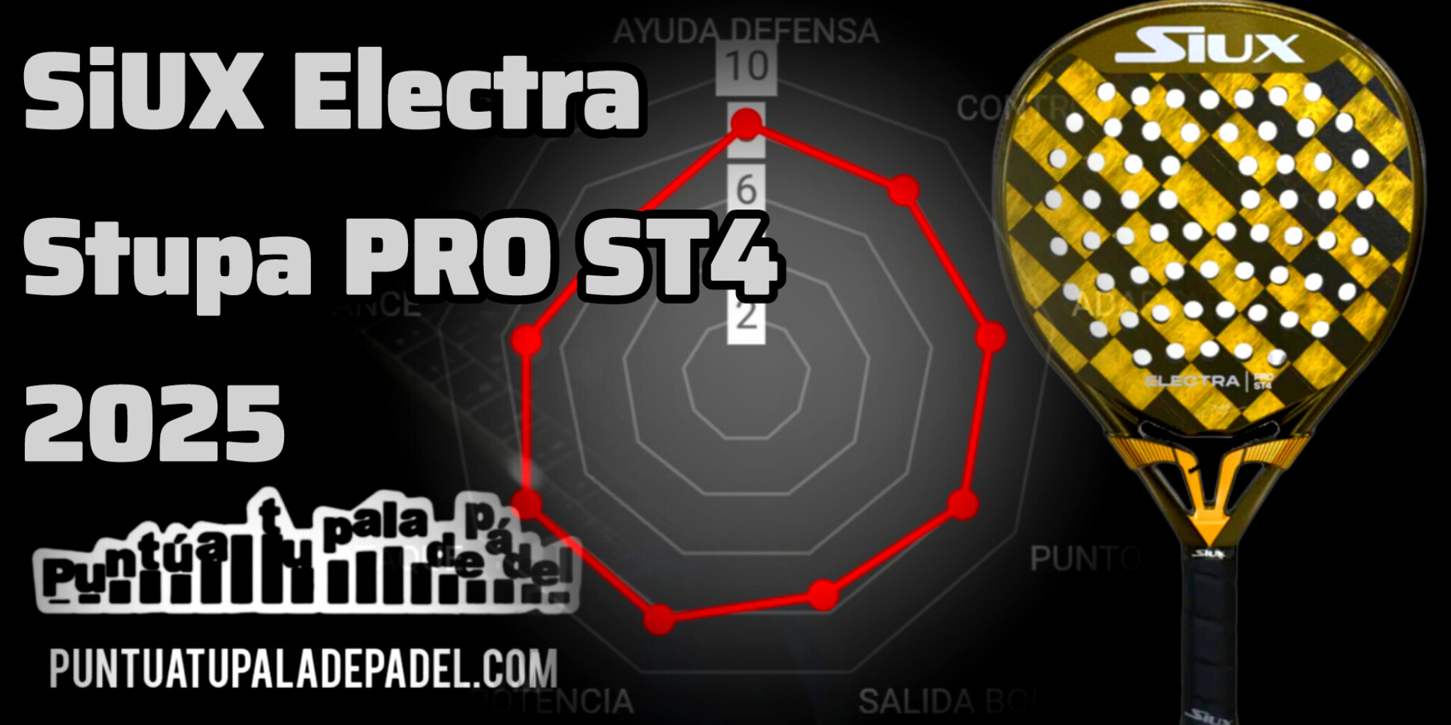 Siux Electra STUPA Pro ST4: análisis completo de la pala de Franco Stupaczuk